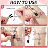 2Pcs Iron and PVC and Acrylic Alligator Memo Clips FIND-SC0011-26A-3