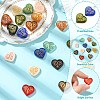 19Pcs 19 Colors Handmade Lampwork Beads LAMP-CJ0002-38-3
