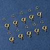 Brass Spring Ring Clasps KK-FS0001-50G-7