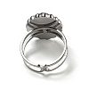 304 Stainless Steel Open Cuff Rings STAS-Z060-03P-4