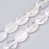 Natural Quartz Crystal Bead Strands G-O162-22-13x18mm-1