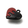 Red and Black Double Screen Alloy Pendants FIND-Z067-01B-07-2