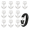 Unicraftale 10Pcs 304 Stainless Steel Hook Clasps STAS-UN0047-12-1