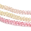 Transparent Painted Glass Beads Strands DGLA-A034-T1mm-A09-4