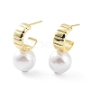 Rack Plating Brass Studs Earrings for Women KK-Z038-02G-1
