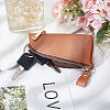 PU Leather Zipper Car Key Case AJEW-WH0348-14B-3