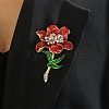 Lily Alloy Enamel Brooches PW-WGDBE4D-01-2