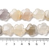 Natural White Agate Beads Strands G-F769-G01-01-5