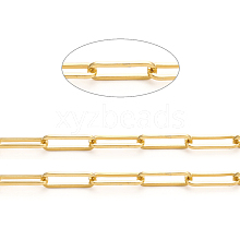 Brass Paperclip Chains CHC-L044-01C-G