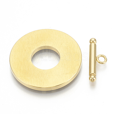 304 Stainless Steel Toggle Clasps STAS-T037-05A-G-1
