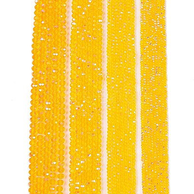 Electroplate Glass Beads Strands EGLA-A044-T4mm-L05-1