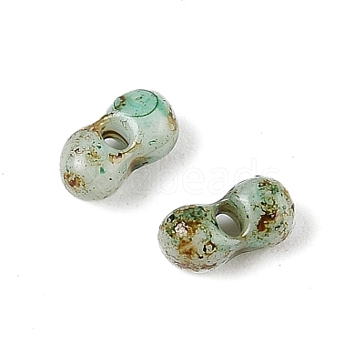 Picasso Glass Seed Beads SEED-Q038-02B-1