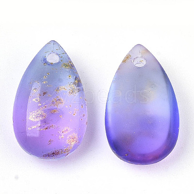 Two Tone Transparent Spray Painted Glass Charms LS-X-GLAA-T017-02-B02-1