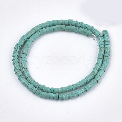 Natural Howlite Beads Strands X-TURQ-T003-16-1