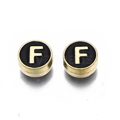 Alloy Enamel Beads ENAM-N052-006-02F-RS-1