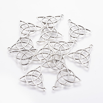 Tibetan Style Alloy Pendants TIBEP-19367-AS-NR-1