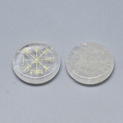 Synthetic Quartz Crystal Cabochons G-T122-39A-1