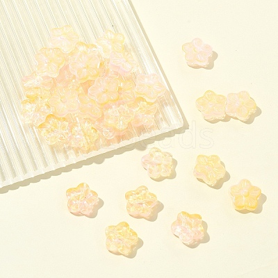 30Pcs Baking Paint Glass Beads GLAA-FS0001-97D-1