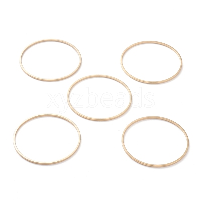 Brass Linking Rings KK-Y003-03K-G-1