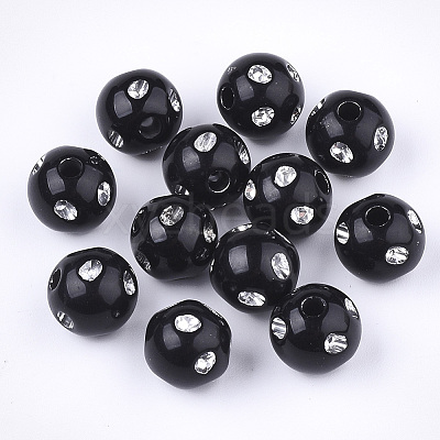 Plating Acrylic Beads LS-PACR-S186-10mm-A01-1