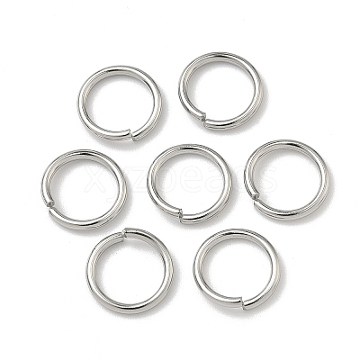 Non-Tarnish 304 Stainless Steel Open Jump Rings X-STAS-E067-08-10mm-1