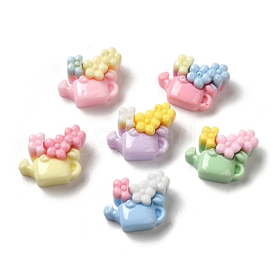 Opaque Resin Cabochons RESI-B017-01A-1
