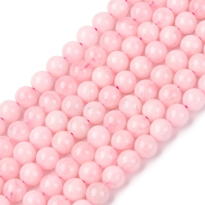 Natural Madagascar Rose Quartz Beads Strads X1-G-D655-6mm-1