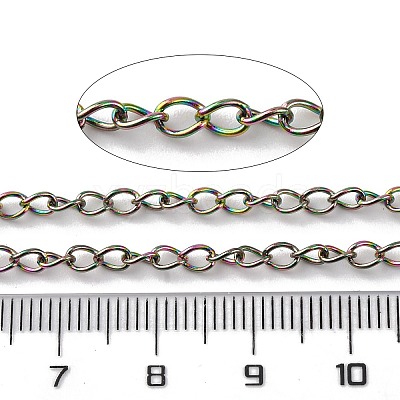 Ion Plating(IP) 304 Stainless Steel Curb Chains MP-TAC0010-01M-01-1