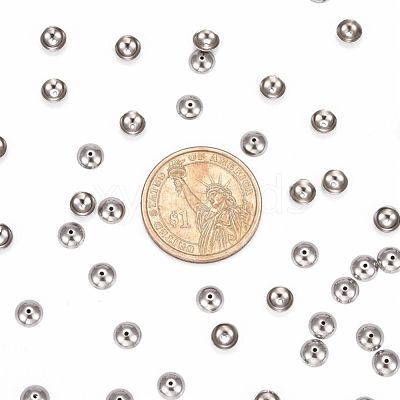 Tarnish Resistant Stainless Steel Bead Caps X-STAS-D040-1