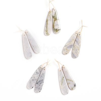 Natural Xiuyan Jade Pendants G-G827-03B-1
