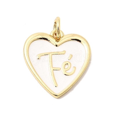 Brass Enamel Pendants KK-G554-04G-04-1