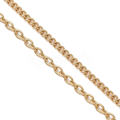 304 Stainless Steel Cable Chain Twisted Chain Slider Bracelet Making AJEW-JB01509-01-1