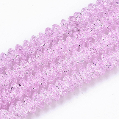Crackle Glass Beads GLAA-S192-B-004-1