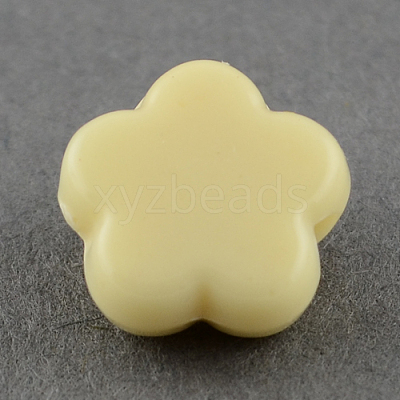 Opaque Acrylic Beads SACR-R796-02-1