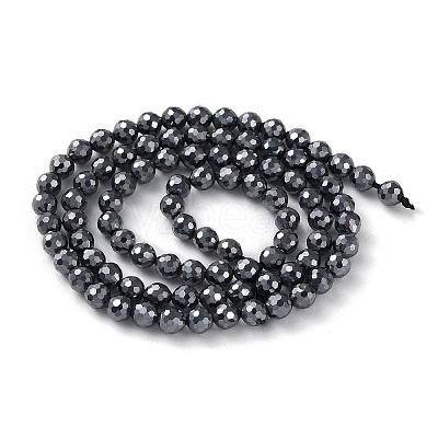 Terahertz Stone Beads Strands G-G048-A01-02-1