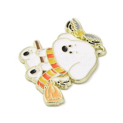 Alloy Enamel Pendants ENAM-M218-01C-G-1