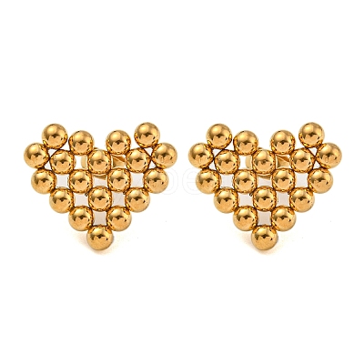 304 Stainless Steel Stud Earrings for Women EJEW-Z058-01G-03-1