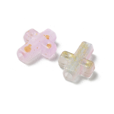 Gradient Color Transparent Acrylic Beads OACR-M023-03B-1