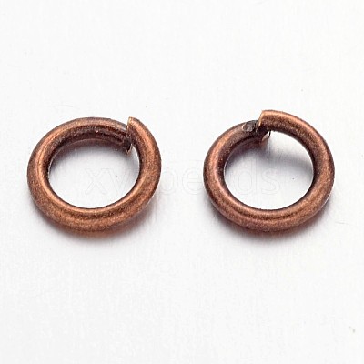 Brass Open Jump Rings JRC6MM-R-1