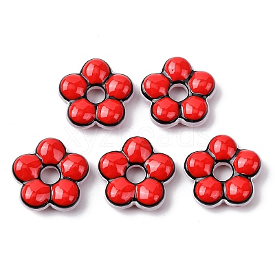 Handmade Glass Enamel Beads GLAA-K070-06G-1