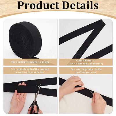 Cotton Ribbon OCOR-WH0085-52A-1