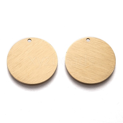 Ion Plating(IP) 304 Stainless Steel Pendants STAS-0133-06E-G-1
