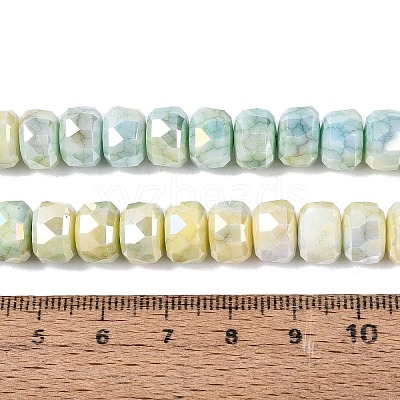 Anti-Tarnish Electroplate Glass Beads Strands GLAA-T025-10mm-11P-1