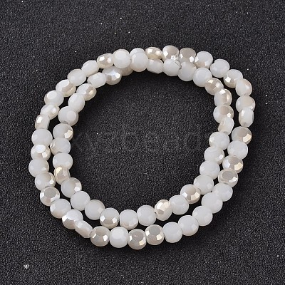 Electroplate Glass Bead Strands EGLA-J137-6mm-B-HR07-1