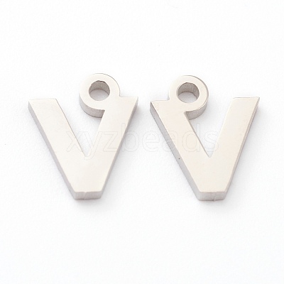 Non-Tarnish 304 Stainless Steel Charms STAS-G244-01N-1