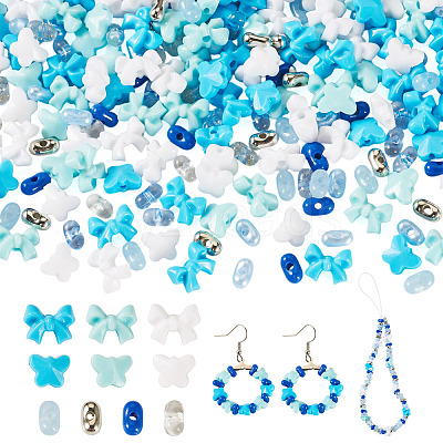 Mixed Styles Acrylic Beads SACR-TA0001-81D-1