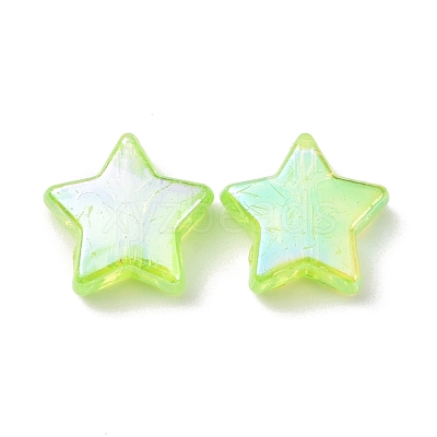 Eco-Friendly Transparent Acrylic Beads PL556-PW42-1