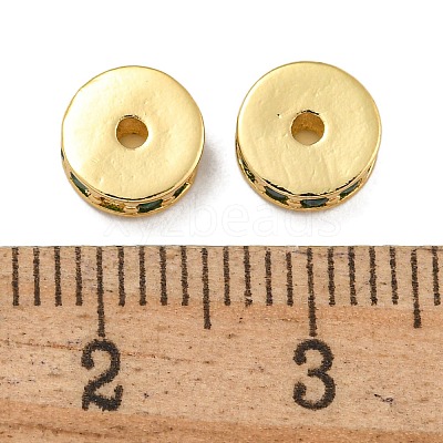 Rack Plating Brass Micro Pave Cubic Zirconia Beads KK-U030-27G-10-1