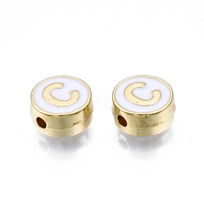Alloy Enamel Beads ENAM-N052-006-01C-RS-1