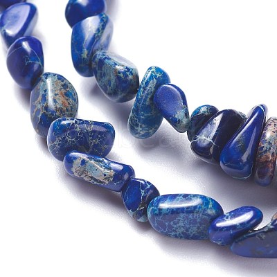 Natural Imperial Jasper Bead Strands X-G-P444-05G-1